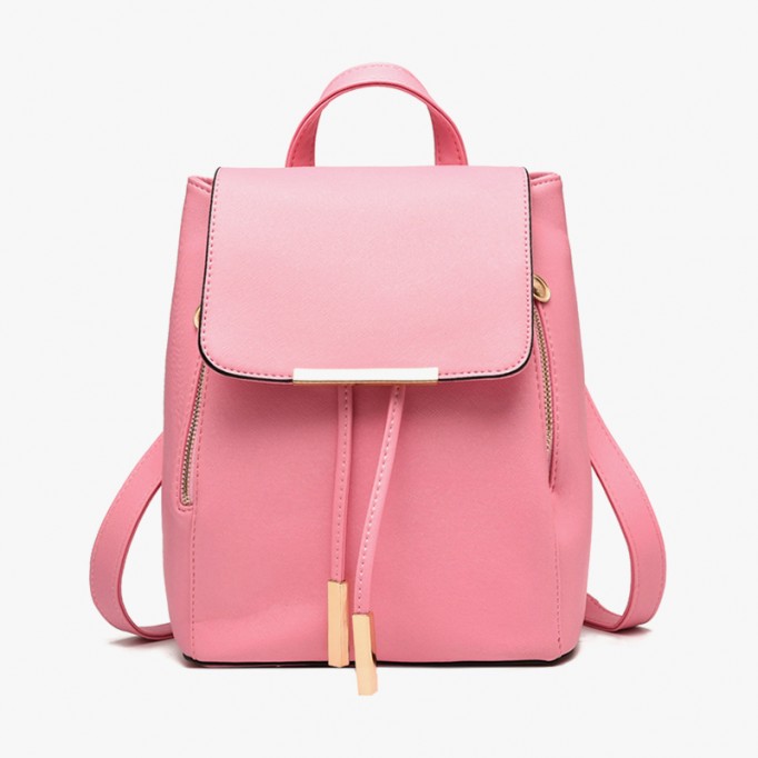 Teenage Girls High Quality Leather Backpack