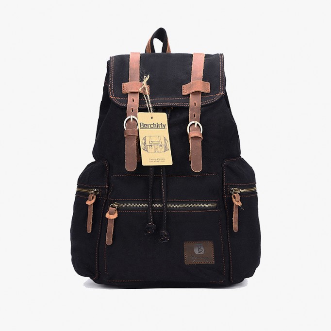 Vintage Military Canvas &amp; Leather Backpacks