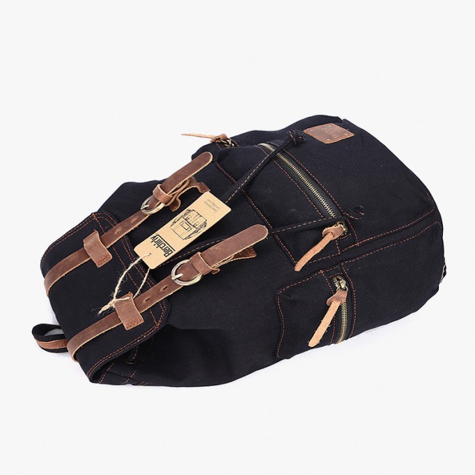 Vintage Military Canvas &amp; Leather Backpacks